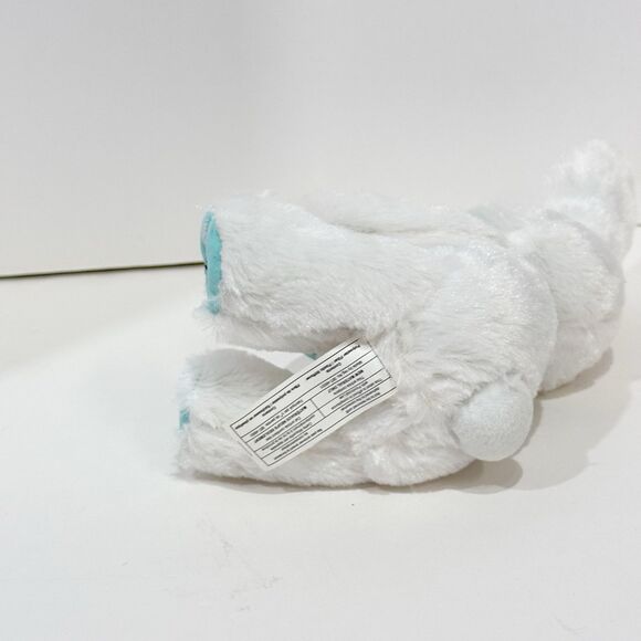 11” White Easter Bunny w Blue and White Poka Dot Ears /bow - NWOT - Picture 7 of 15